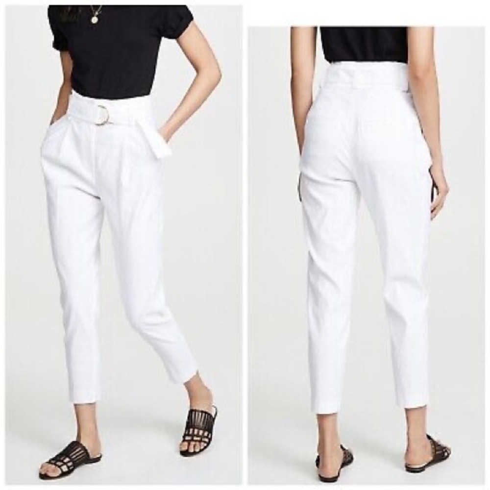 A.L.C Diego high waist stretch linen pants. NWT.